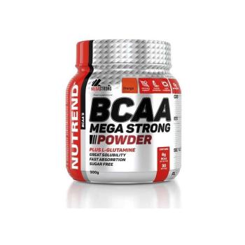 BCAA Mega Strong Powder - Nutrend, príchuť pomaranč, 500g