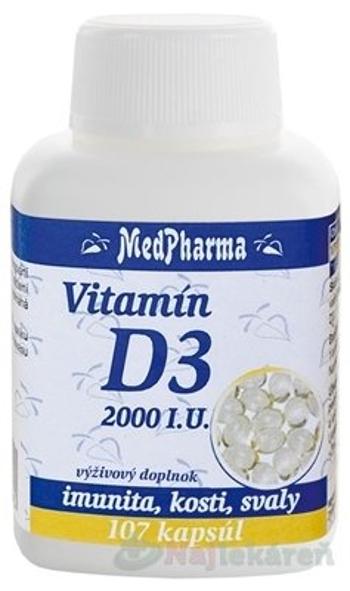 MedPharma Vitamin D3 2000 I.U. 107 kapsúl