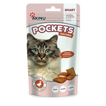 Akinu Pockets kačacie vankúšiky pre mačky 40 g (8595184955168)