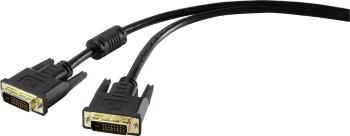 Renkforce DVI prepojovací kábel #####DVI-D 24+1pol. Stecker, #####DVI-D 24+1pol. Stecker 1.80 m čierna RF-4212195 s feri