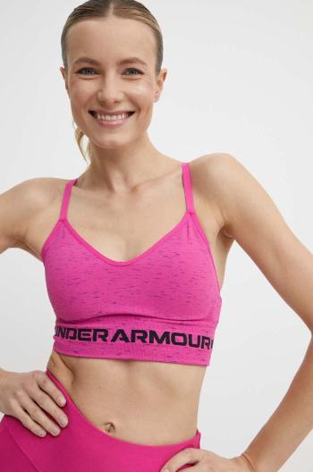 Športová podprsenka Under Armour ružová farba, 1357232