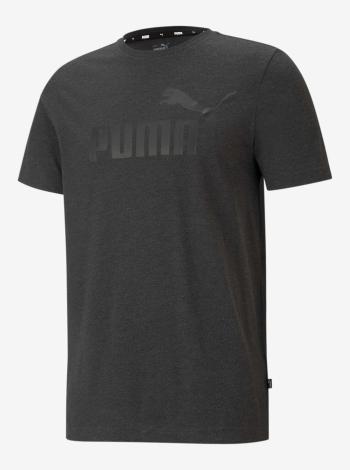 Tmavošedé pánske tričko s potlačou Puma