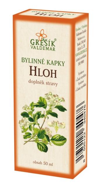 Grešík GREŠÍK Hloh bylinné kvapky 50 ml