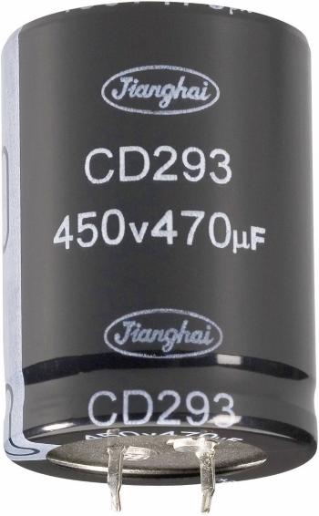 Jianghai ECS2ABW561MT6P22225 elektrolytický kondenzátor Snapln  10 mm 560 µF 100 V 20 % (Ø x v) 22 mm x 25 mm 1 ks