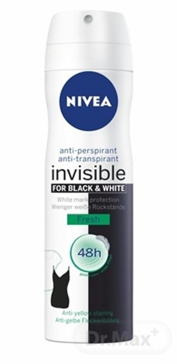 NIVEA SPREJ ANTIPERSPIRANT Black & White Invisible Fresh