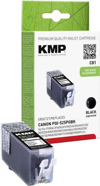 KMP Ink náhradný Canon PGI-525 kompatibilná  čierna C81 1513,0001