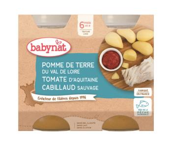 2xBABYBIO Menu zemiaky s treskou 200 g