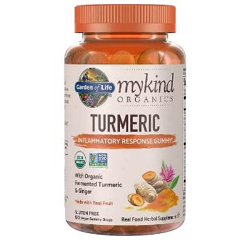 Garden of Life Mykind Organics Turmeric Inflammatory Response - proti zánětům -120 vegan gummies