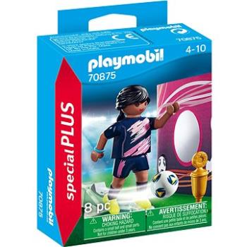 Playmobil 70875 Futbalistka s bránkou (4008789708755)