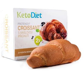 KetoDiet Proteínový croissant s maslovou príchuťou (2 ks  – 1 porcia) (8594181012386)