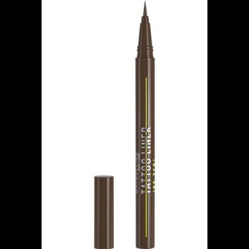 MAYBELLINE NEW YORK Tattoo Liner Ink Pen Brown tekutá očná linka v pere, 1 ml 1 ml