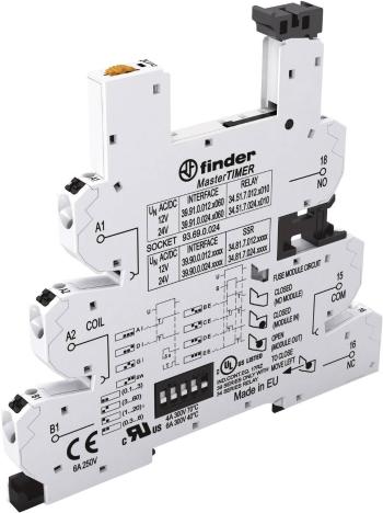 Finder 93.69.0.024 pätice pre relé S úchytným strmeňom, s LED diódou, S EMV odrušením Vhodné pre sériu: Finder rad 34 Fi