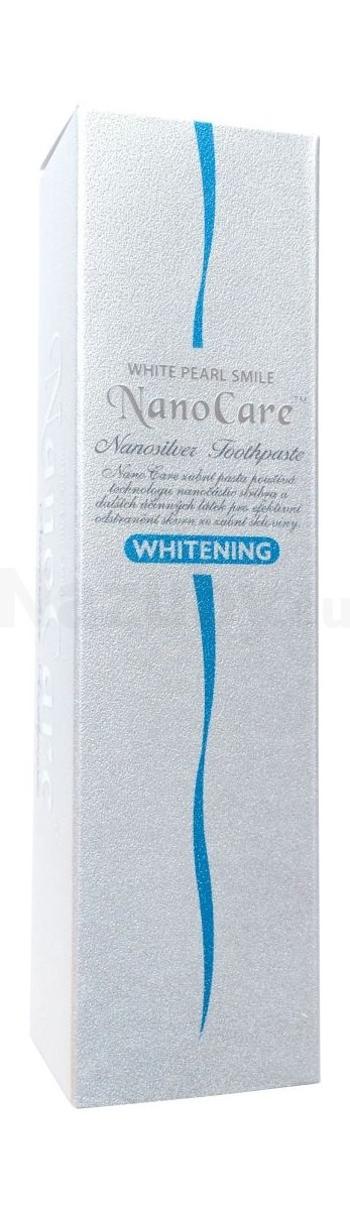 White Pearl NanoCare Whitening zubná pasta s nanočasticami striebra proti škvrnám na zubnej sklovine 100 g
