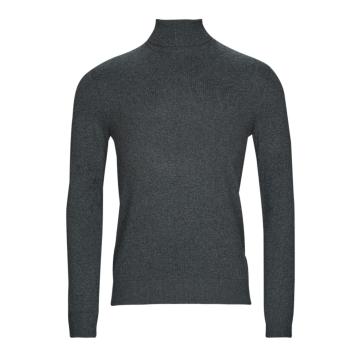 Jack & Jones  JJEEMIL KNIT ROLL NECK  Svetre Šedá