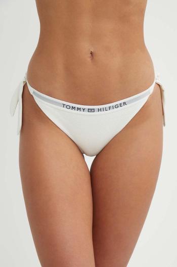 Plavkové nohavičky Tommy Hilfiger biela farba, UW0UW05260