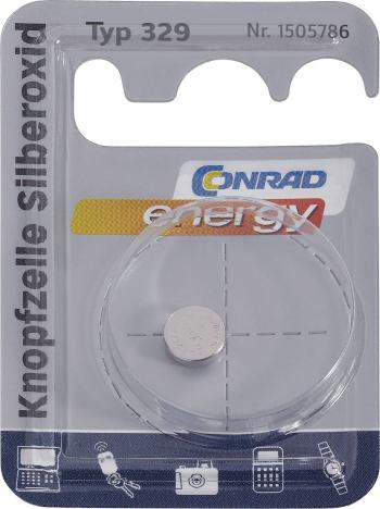 Conrad energy SR731 gombíková batéria  329 oxid striebra 37 mAh 1.55 V 1 ks