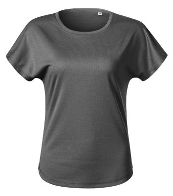 MALFINI Dámske tričko Chance - Čierny melír | XL