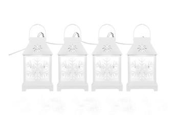 EMOS LED vianočná girlanda – biele lampáše DCLC02