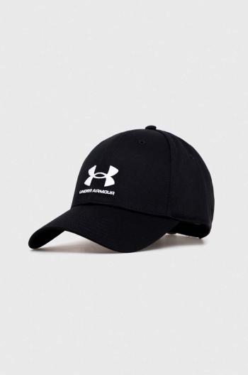 Šiltovka Under Armour čierna farba, s nášivkou, 1381645