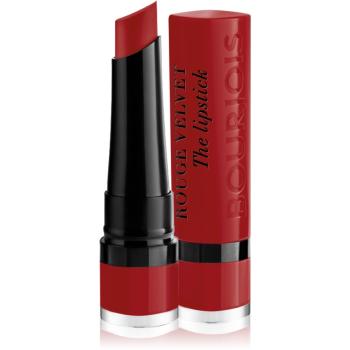 Bourjois Rouge Velvet The Lipstick matný rúž odtieň 11 Berry Formidable 2,4 g