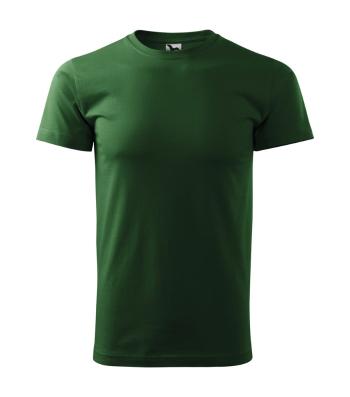 MALFINI Pánske tričko Basic - Fľaškovo zelená | XXL