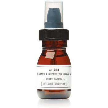 Depot No. 403 Pre-Shave&Softening Beard Oil olej pred holením Sweet Almond 30 ml