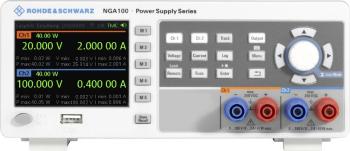 Rohde & Schwarz NGA142 laboratórny zdroj s nastaviteľným napätím  100 V (max.) 2 A (max.) 80 W  možné diaľkovo ovládať,