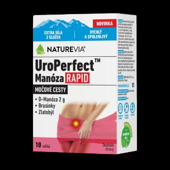 NatureVia UroPerfect Manóza Rapid na prípravu nápoja 10 vrecúšok