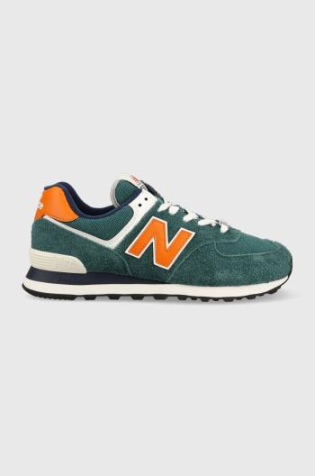 Tenisky New Balance U574DI2 zelená farba