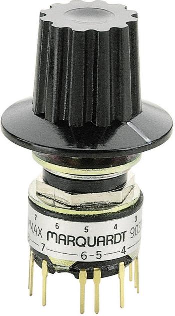 Marquardt 9037.0400 otočný spínač 28 V 0.014 A Počet pozícií prepínače 3 1 x 30 °  1 ks