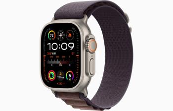 Apple Watch Ultra 2/49mm/Titan/Šport Band/Indigo Alpine/Small