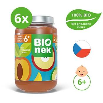 BIOnek BIO jablko, marhuľa a banán 6× 190 g (8591119905062)