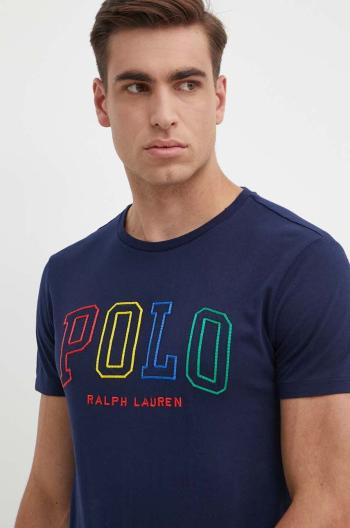 Bavlnené tričko Polo Ralph Lauren pánske,s nášivkou,710929077