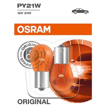 Osram Originál PY21W,12 V, 21 W, BAU15s, 2 kusy v balení, oranžová (7507-02B)