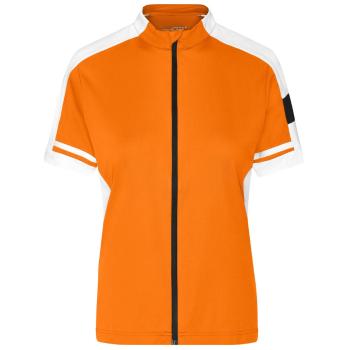 James & Nicholson Dámsky cyklistický dres JN453 - Oranžová | L