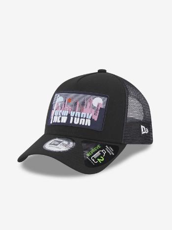 New Era New York License Repreve A-Frame Trucker Šiltovka Čierna