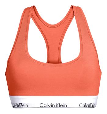 CALVIN KLEIN - Bralette Cotton Stretch oranžová-XS