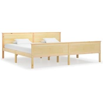 Rám postele masívne drevo borovice 200 × 200 cm, 322180
