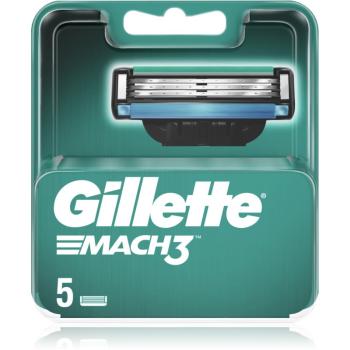 Gillette Mach3 náhradné žiletky 5 ks