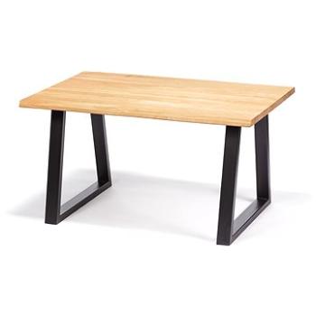 Jedálenský stôl SOFIA, dub masív, 140 × 95 cm, podnož ETARA O
