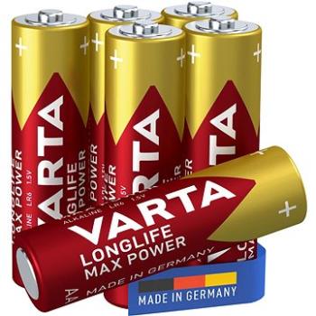 VARTA alkalická batéria Longlife Max Power AA 4 + 2 ks (4706101436)