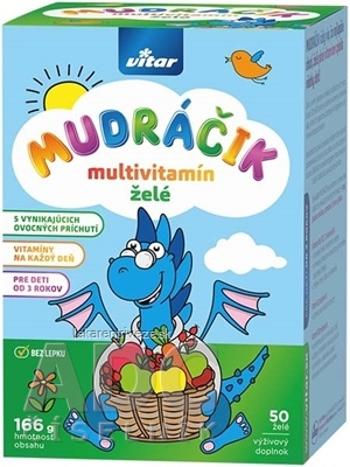 VITAR MUDRÁČIK multivitamín želé zmes príchutí 1x50 ks