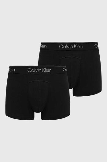 Boxerky Calvin Klein Underwear 2-pak pánske, čierna farba