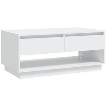 SHUMEE Konferenčný stolík biely 102,5 × 55 × 44 cm drevotrieska, 809503