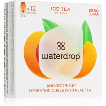 Waterdrop Microdrink Ice Tea nápoj s vitamínom C a B3 príchuť Peach 12 ks