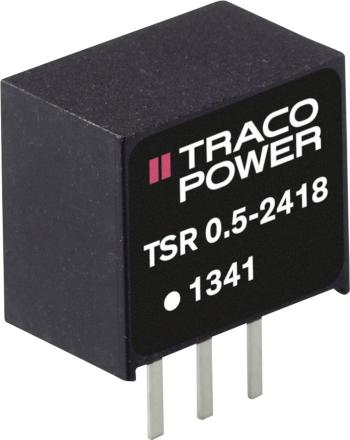 TracoPower TSR 0.5-2490 DC / DC menič napätia, DPS 24 V/DC 9 V/DC 500 mA  Počet výstupov: 1 x