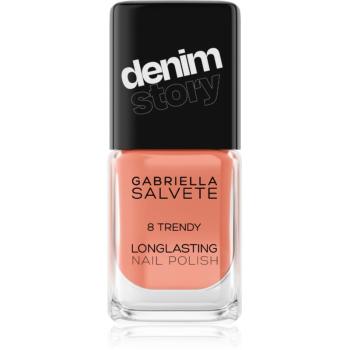 Gabriella Salvete Denim Story dlhotrvajúci lak na nechty odtieň 08 Trendy 11 ml