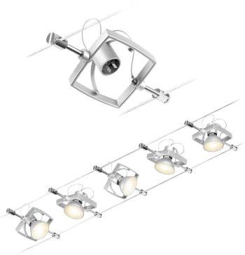 Paulmann  94430 kompletný systém lankových svietidiel GU5.3    chróm (matný)