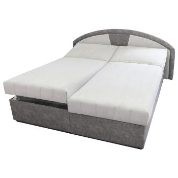 Sconto Polohovacia posteľ ANETA sivá, 180x200 cm