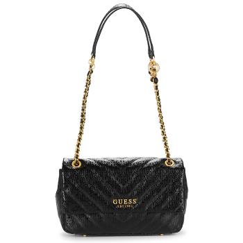 Guess  JANIA CONVERTIBLE CROSSBODY FLAP  Tašky cez rameno Čierna